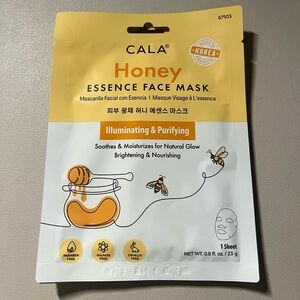CALA Honey Essence Face Mask Set of 2 Korean Skincare Illuminating Sheet Masks